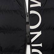 Fortok Moncler Padded Cotton Zip-Up Hoodie Black - 2