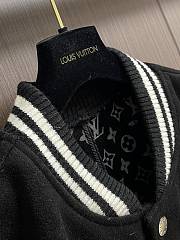 Fortok Louis Vuitton Signature Patch Varsity Jacket Black - 4