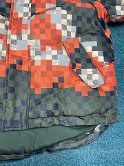 Fortok Louis Vuitton Damoflage Printed Down Jacket - 6