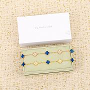 Fortok Van Cleef & Arpels Blue Diamond Five-Flower Bracelet - 2