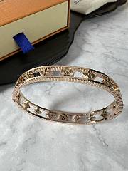 Fortok Louis Vuitton Bangle Bracelet Rose Gold  - 6