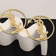 Fortok Saint Laurent Hoop Earrings - 3