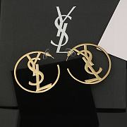 Fortok Saint Laurent Hoop Earrings - 2