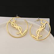 Fortok Saint Laurent Hoop Earrings - 1