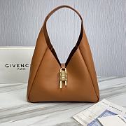 Fortok Givenchy G-Hobo Leather Shoulder Bag Brown 29969 31x15x43cm - 1