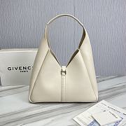 Fortok Givenchy G-Hobo Leather Shoulder Bag White 29969 31x15x43cm - 5