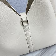 Fortok Givenchy G-Hobo Leather Shoulder Bag White 29969 31x15x43cm - 2