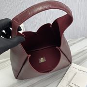 Fortok Givenchy G-Hobo Leather Shoulder Bag Burgundy 29969 31x15x43cm - 2