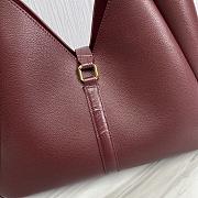 Fortok Givenchy G-Hobo Leather Shoulder Bag Burgundy 29969 31x15x43cm - 3