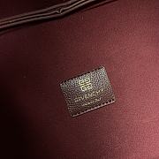Fortok Givenchy G-Hobo Leather Shoulder Bag Burgundy 29969 31x15x43cm - 4
