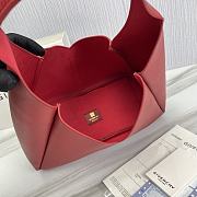 Fortok Givenchy G-Hobo Leather Shoulder Bag Red 29969 31x15x43cm - 6