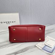 Fortok Givenchy G-Hobo Leather Shoulder Bag Red 29969 31x15x43cm - 5