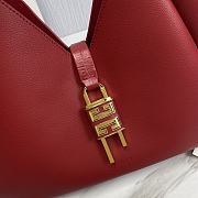 Fortok Givenchy G-Hobo Leather Shoulder Bag Red 29969 31x15x43cm - 2