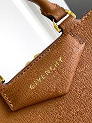 Fortok Givenchy Anyigona Cube Handbag Brown 13x19x22cm - 5