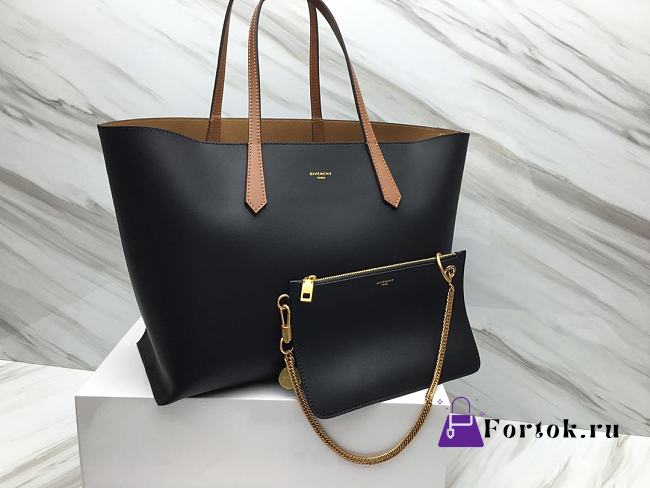 Fortok Givenchy Shopper Tote Bag Black 35x27x15cm - 1