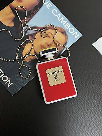 Fortok Chanel 25C Perfume Bottle Bag 16x9x3.5cm