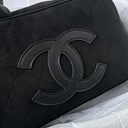 Fortok Chanel Classic Vintage Hilton Bag Black AS3034 25x14x9cm  - 2