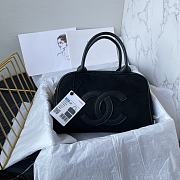 Fortok Chanel Classic Vintage Hilton Bag Black AS3034 25x14x9cm  - 1