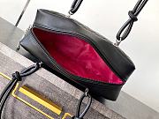 Fortok Chanel Cambon Bowling Bag Black 27x15x10cm  - 6