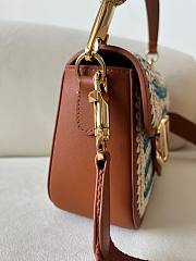 Fortok Valentino Garavani Alltime Bag Brown & Red 22072 23.5x18x8cm - 6