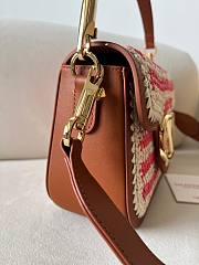 Fortok Valentino Garavani Alltime Bag Brown & Pink 22072 23.5x18x8cm  - 6