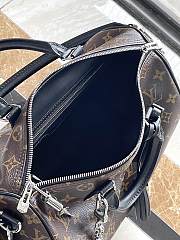 Fortok Louis Vuitton Speedy Soft Bag 30 Dark Bag Monogram Black M12243 30x21x17cm - 2