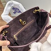 Fortok Burberry Medium Rocking Horse Tote​ Bag Dark Brown 30x13x24cm - 2