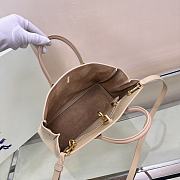 Fortok Burberry Medium Rocking Horse Tote​ Bag Beige 30x13x24cm - 5