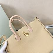 Fortok Burberry Medium Rocking Horse Tote​ Bag Beige 30x13x24cm - 4