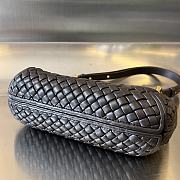 Fortok Bottega Veneta Intrecciato Clicker Bag Black 27x19x11.5cm - 2