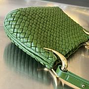 Fortok Bottega Veneta Intrecciato Clicker Bag Green 27x19x11.5cm - 3