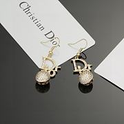 Fortok Dior Crystal Signature Earrings  - 3