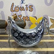 Fortok Louis Vuitton Loop Bag Silver Monogram Miroir M11833 23x6x13cm - 4