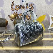 Fortok Louis Vuitton Speedy Bandoulière 20 Bag Silver Monogram Miroir M11987 20.5x12x13.5cm - 2