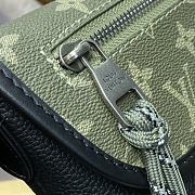 Fortok Louis Vuitton Pulse Bag Green & Black Monogram Canvas M12618 22.5x5x16cm - 3