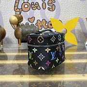 Fortok Louis Vuitton Nice Nano Cosmetic Bag Multicolor Black M14033 14x8.5x10.2cm - 2