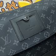 Fortok Louis Vuitton Messenger PM Voyager Bag Black Monogram Eclipse Canvas M40511 33x22.5x11cm - 6