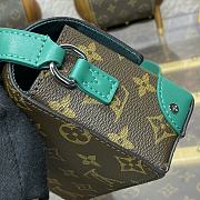 Fortok Louis Vuitton Steamer Bag Green & Brown Monogram Macassar Canvas M12808 18x6.5x11cm - 5