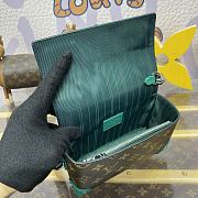 Fortok Louis Vuitton Steamer Bag Green & Brown Monogram Macassar Canvas M12808 18x6.5x11cm - 4