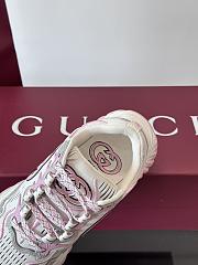 Fortok Gucci Ripple Sneaker White & Pink - 4