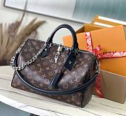 Fortok Louis Vuitton Speedy Soft Bag 30 Dark Bag Monogram Black M12243 30x21x17cm - 1