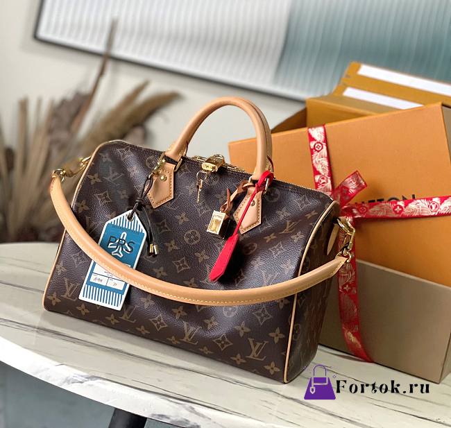 Fortok Louis Vuitton Speedy Soft 30 Crafty Bag M11945 30x21x17cm - 1
