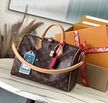 Fortok Louis Vuitton Speedy Soft 30 Crafty Bag M11945 30x21x17cm