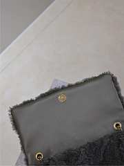 Fortok Saint Laurent Jamie Shearling Bag Grey 515821 25×15×7.5cm  - 4