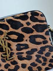 Fortok Saint Laurent Leopard Lou Camera Bag 520534 23x16x6cm - 4