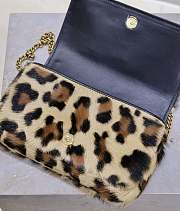Fortok Saint Laurent Leopard Kate Chain Bag 786914 20x11×4cm - 4