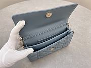 Fortok Dior Miss Dior Bag Dark Blue Cannage Lambskin 21x11.5x4.5cm - 5
