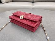 Fortok Dior Miss Dior Bag Red Cannage Lambskin 21x11.5x4.5cm - 2