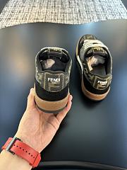 Fortok Fendi Match FF Jacquard Low-Top Sneakers Black & Brown - 5