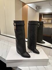 Fortok Givenchy Shark Lock Pant Boots Black - 1